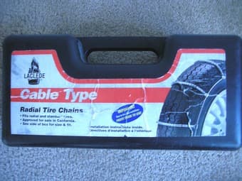 sales: printer and ink,  radial tire chains, dumbbell set 1