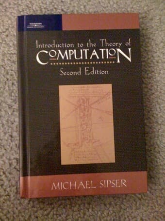 Introduction to the Theory of Computation - $110 1