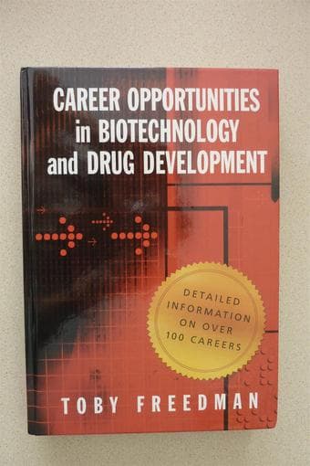 Career Opportunities in Biotechnology and Drug Development $40 1