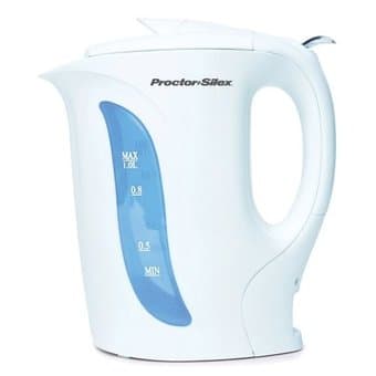 Proctor Silex K2070 1-Quart Automatic Electric Kettle, White 1