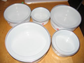 10 pc stainless steel food container set $20 1