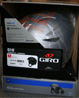 Giro G10 Ski/Snowboarding Helmet with Bluetooth Audio TuneUps M/L-$160 1