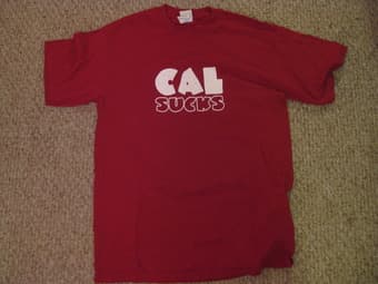 CAL SUCKS tshirt 1