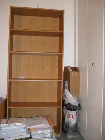 Moving Sale: floor lamp, office chair, bookcase, and woman bicycle 3