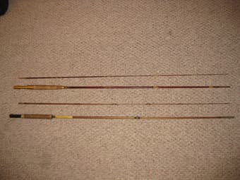 Two Vintage Bamboo Fly Rods (8?????????? long 2-piece) 1