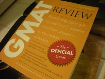 Books 1: GMAT Review Official Guide $5 2