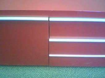 Red Storage Cabinet - $75 1