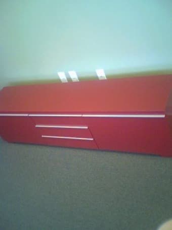 Red Storage Cabinet - $75 2