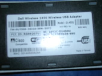 Dell Wireless 1450 USB Adapter - $15 OBO 2