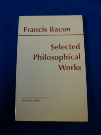 Selected Philosophical Works - Francis Bacon - $10 1