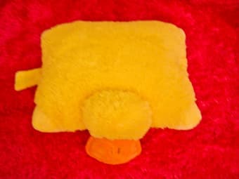 Super Cute Puffy Duck Pillow from My Pillow Pets $10 2