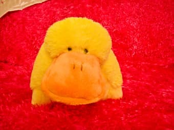 Super Cute Puffy Duck Pillow from My Pillow Pets $10 3