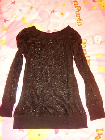 Black Spring/Summer Sweater $15 1
