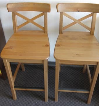 Two Bar Chairs - $50 for the pair 1