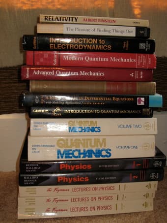 Tons of graduate and undergraduate physics and chemistry textbooks 1