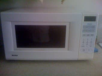 Sharp AC unit,Microwave,Fan,DVD player,Wireless router,bookshelf,Tivo 1
