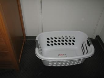 Sterilite Laundry basket $5 1