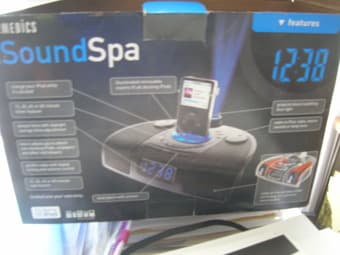 Homedics Sound Spa with ipod charger - $10 1