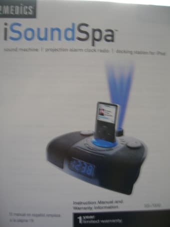 Homedics Sound Spa with ipod charger - $10 2