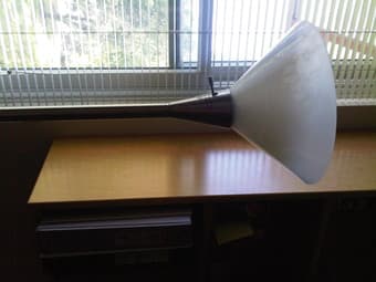 Printer + Leather chair + Standing lamp + Microwave 3