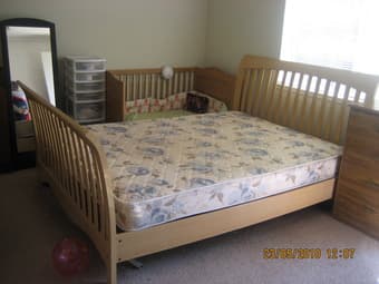 Bed, chairs, table, stool and more furture for sale. 1