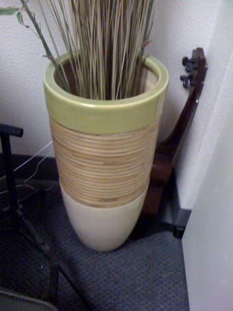 Crate and Barrel Floor Pot Vase $10 must go TODAY 1