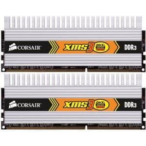 New CORSAIR XMS3 DHX ( 2 X 2GB ) PC3-10666 1333MHz 240-pin DDR3-$100 1