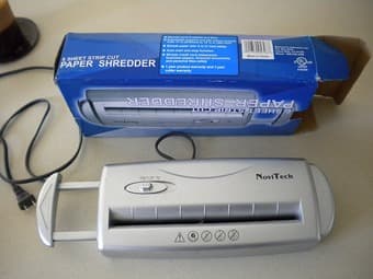 Paper Shredder, iron, ironing board 1