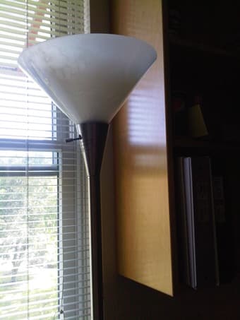 Printer + Leather chair + Standing lamp + Microwave + Blender/Juicer 2