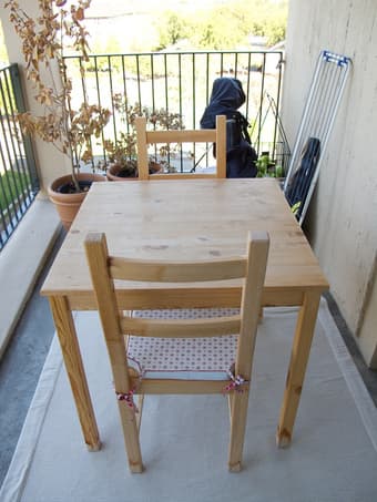 Move-out sale: Ikea norden table (birch color) - $40 1