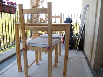 Move-out sale: Ikea norden table (birch color) - $40 2