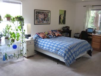 $730 - Large furnished room in group house (July 1-Aug 18) 1