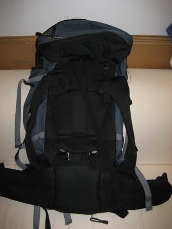 Backpacking pack Asolo brand 65L - $75 3