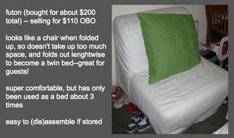 FUTON FOR SALE 1