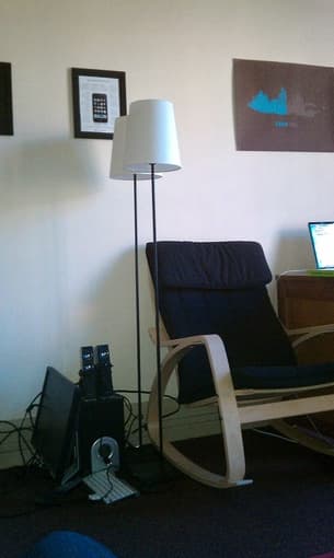 Two Ikea Lamps, Ikea Rocking Chair 1