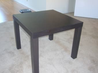 2 IKEA BLACK LACK TABLES - 10$ 2