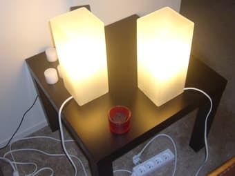 LAMPS IKEA GRONO + DIMER - $8 1