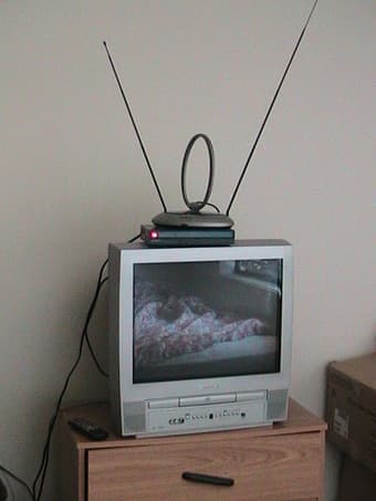 TV-dvd combo + TV Converter + Antenna ($80) 2