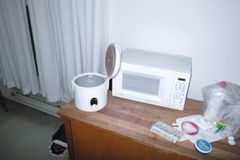 Microwave for $10 only, rice cooker for $5 only 1