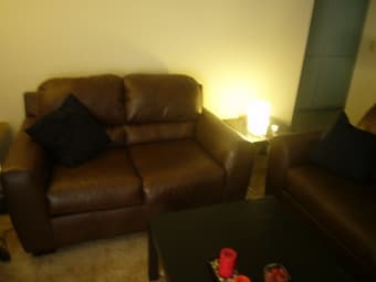 Leather LoveseatPerfect condition 290$ (also available Sofa & Chair) 1