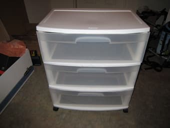 FS: Plastic drawer carts, mirror 2