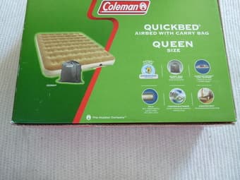 Queen air matress + quickpump - US$ 18 2