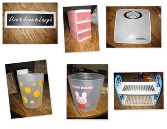 Mini drawer set + Weighing scale + Waste bin + drying rack for CHEAP 1