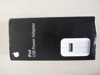 iPod USB Power adapter + cable - $15 1