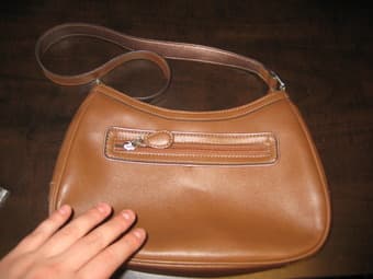 women's purses - black leather nine west & brown liz claiborne $20 1