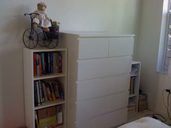 Chest of drawers. (white) 2