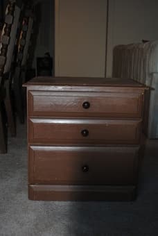 Wooden nightstand $25 1