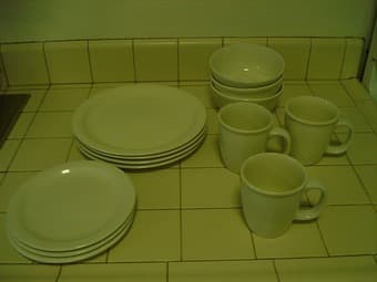 plates, small plates and cups - $10 1