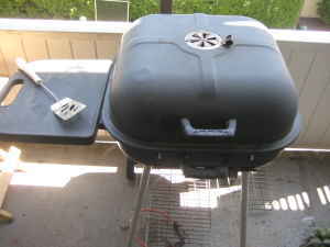 Outdoor charcoal grill ($10) 1