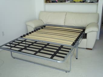 Leather Sofa (perfect condition) - $750 2